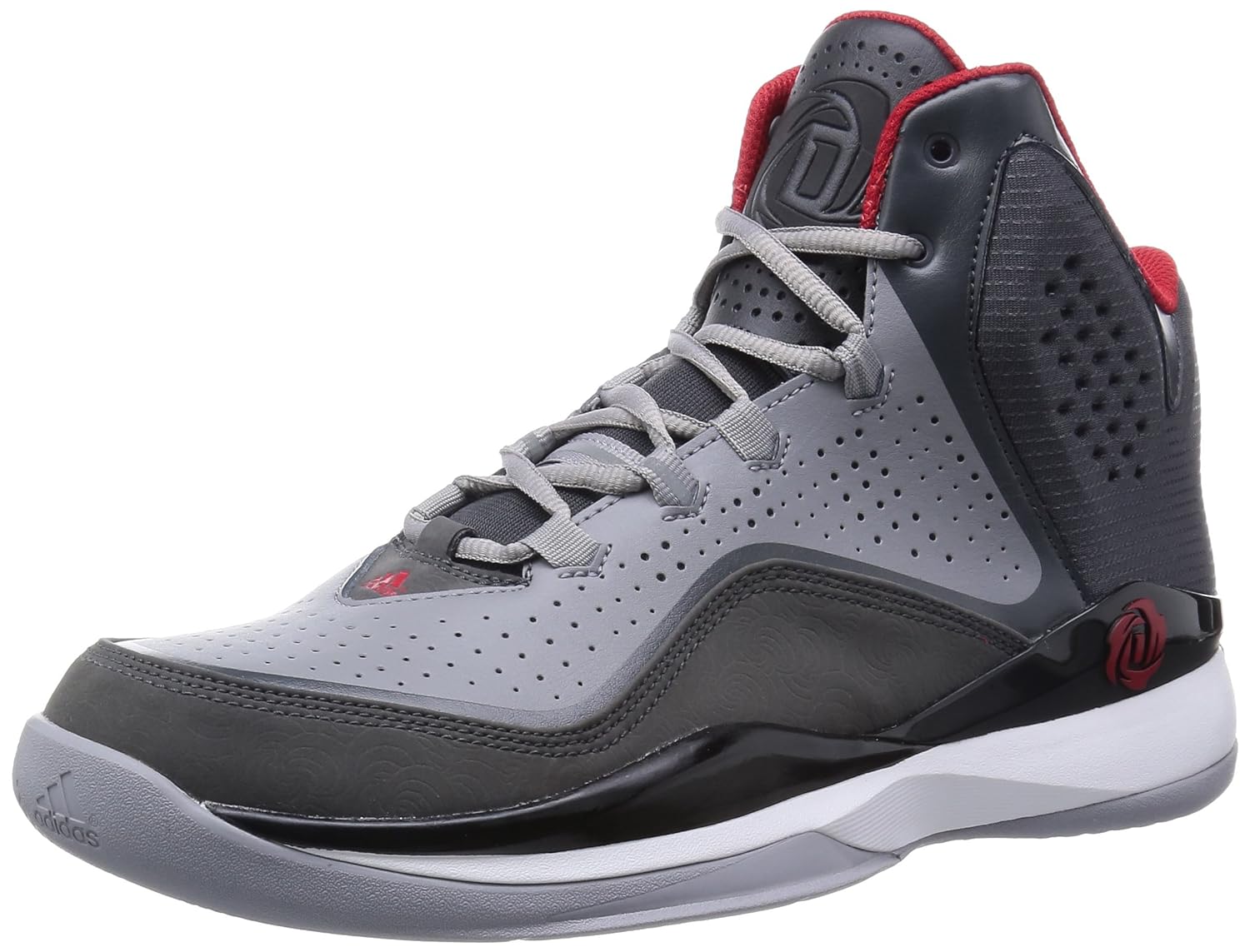 

Adidas Men's D Rose Dominate II, BLACK/GREY/RED