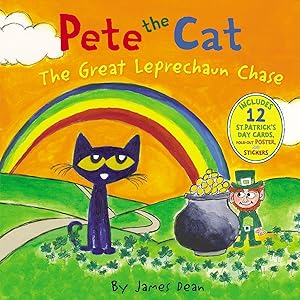 Pete the Cat: The Great Leprechaun Chase: Includes 12 St. Patrick's Day Cards, Fold-Out Poster, and Stickers!