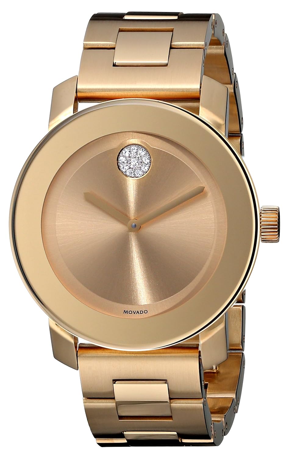 movado womens 3600104 bold analog display swiss quartz gold
