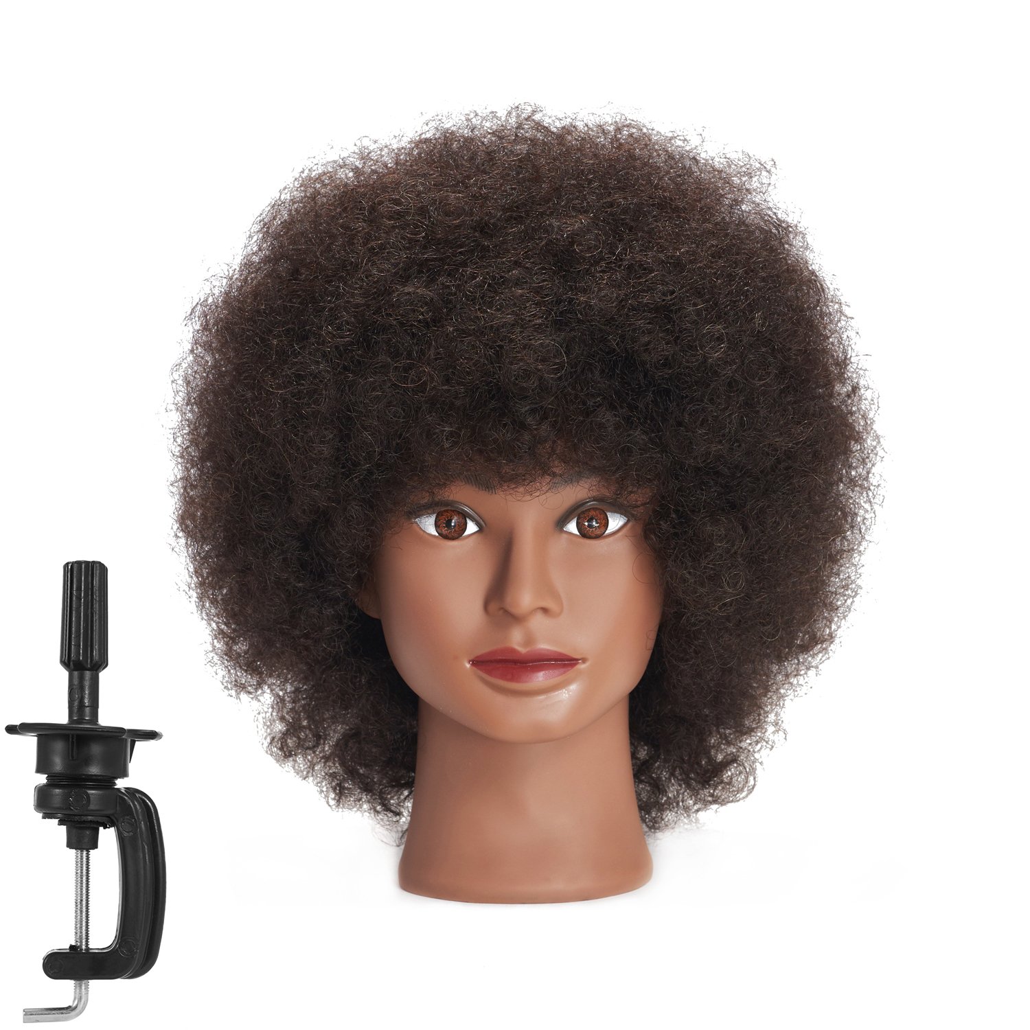 Frisierkopf Mit 100% Echthaar Für Friseurtraining Und Styling_voghion.com
