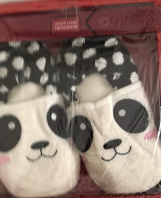 Books A Million Microveable Wheat Slippers Black/White