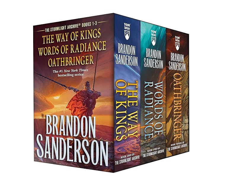 Stormlight Archive MM Boxed Set I, Books 1-3: The Way of Kings, Words of Radiance, Oathbringer (The Stormlight Archive) by Brandon Sanderson