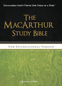 NIV, The MacArthur Study Bible, Hardcover: Holy Bible, New International Version (Signature)