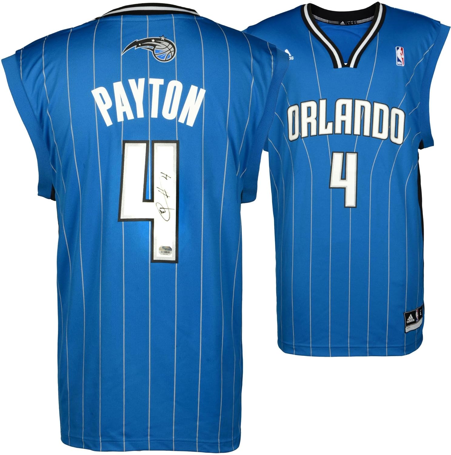 

Elfrid Payton Orlando Magic Autographed Blue Replica Jersey - Fanatics Authentic Certified - Autographed NBA Jerseys