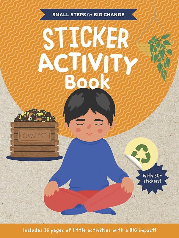 Small Steps for Big Change Sticker Activity Book by Five MIle