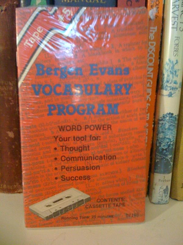 Bergen Evans Vocabulary Program by Bergen Evans