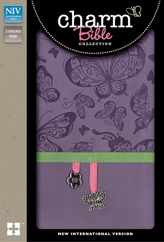 NIV, Charm Bible Collection, Leathersoft, Purple by Zondervan