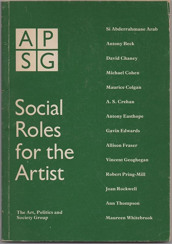 Social Roles for the Artist by Ann Thompson