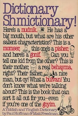 Dictionary, Shmictionary: A Yiddish and Yinglish Dictionary (English and Yiddish Edition)