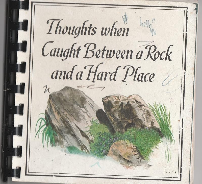 Thoughts When Caught Between a Rock and a Hard Place by Caldwell Van Roden