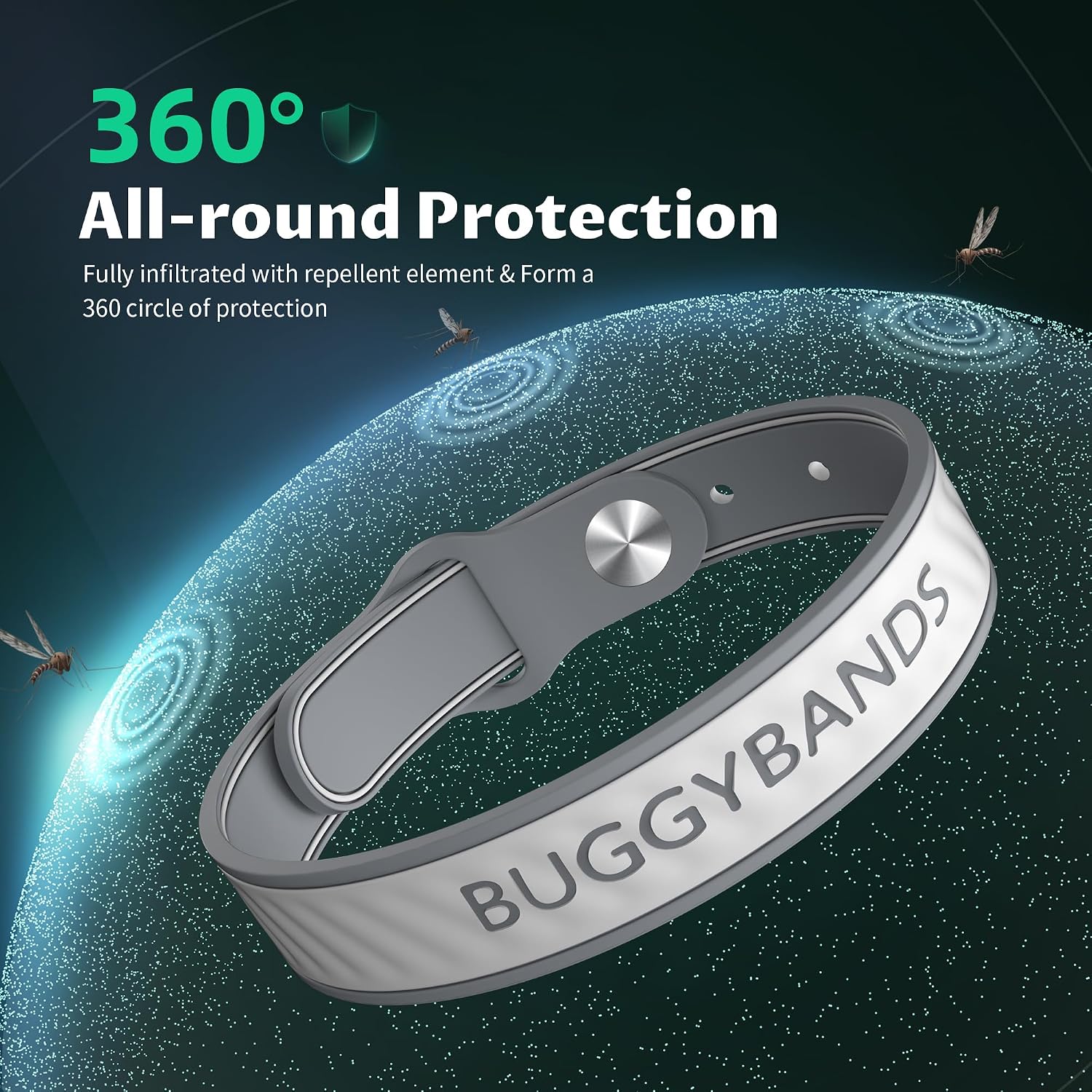 Mosquito Repellent Bracelets, 6 Pack Silicone Mosquito Repellent Bands With DEET Free, Natural & Waterproof Bug Wristbands For Kids And Adults,_voghion.com