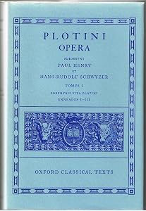 Opera, Vol. 1: Porphyrii Vita Plotini Enneades 1-3