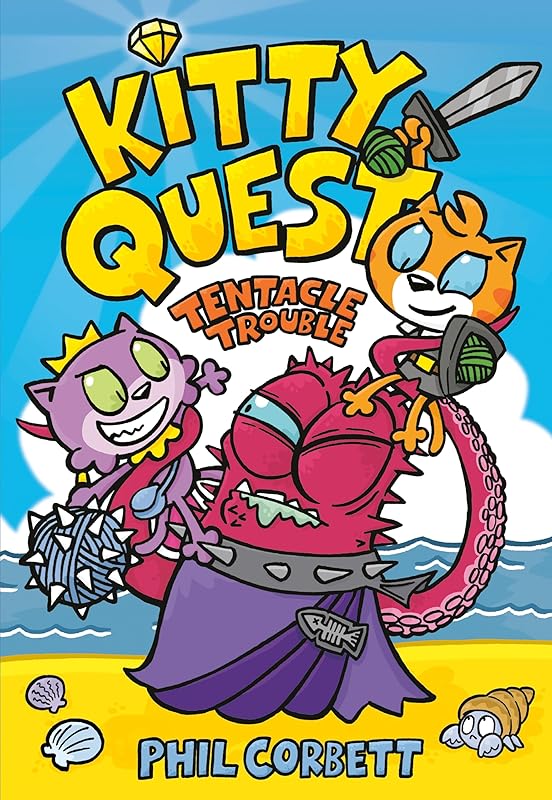 Kitty Quest: Tentacle Trouble: A Graphic Novel by Phil Corbett