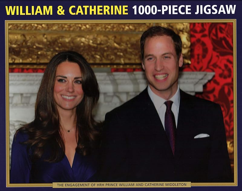 Jigsaw: William & Catherine: 1000-Piece Jigsaw: The Engagement of Hrh Prince William and Catherine Middleton by Peony Press