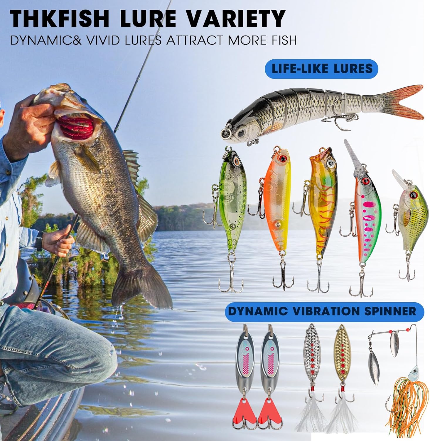 amazon bass fishing lures Best Sellers: Best Hooked on Success Spots and Species from Amazon,