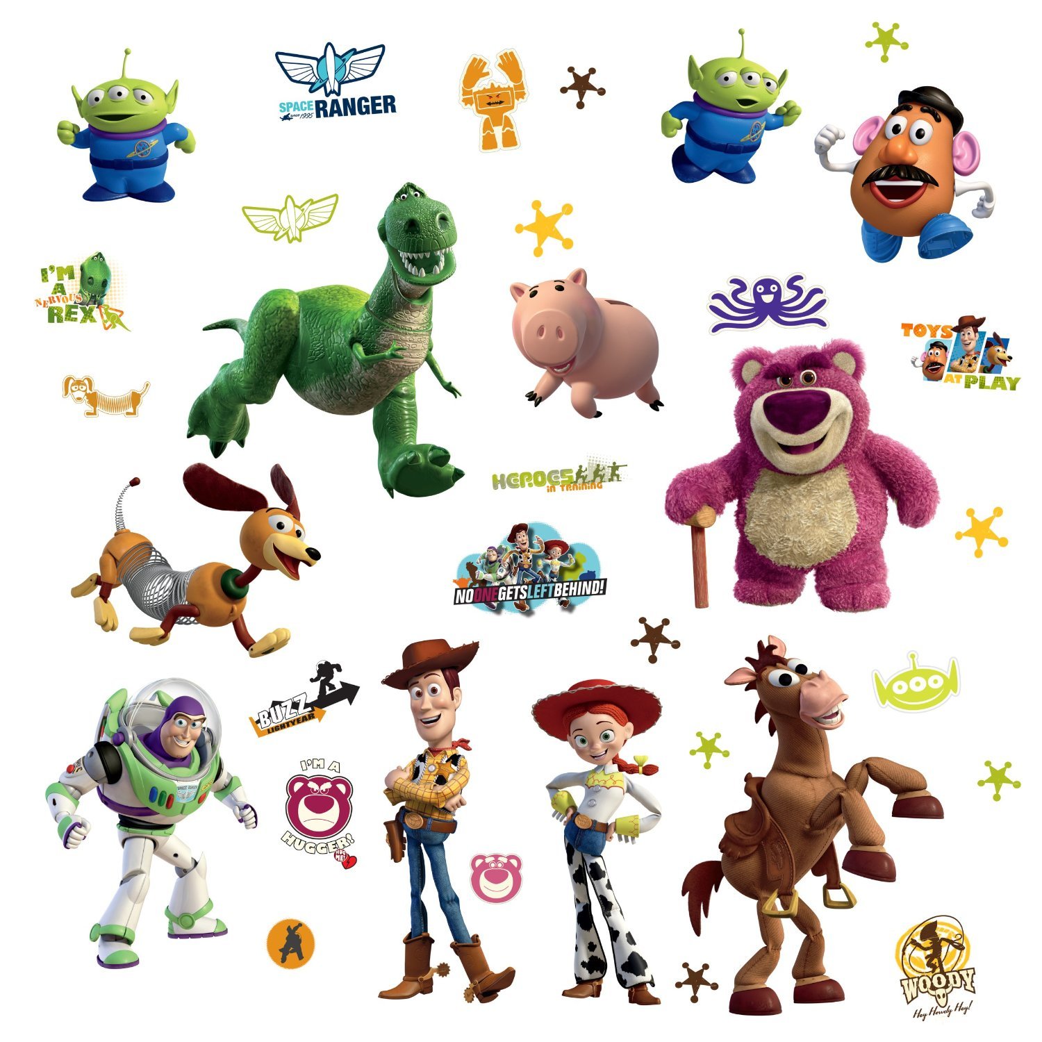 Roommates Toy Story 4 Peel Stick 38 Wall Decals Andy Buzz Jessie Stickers New Wall Decals Stickers Com Home Garden