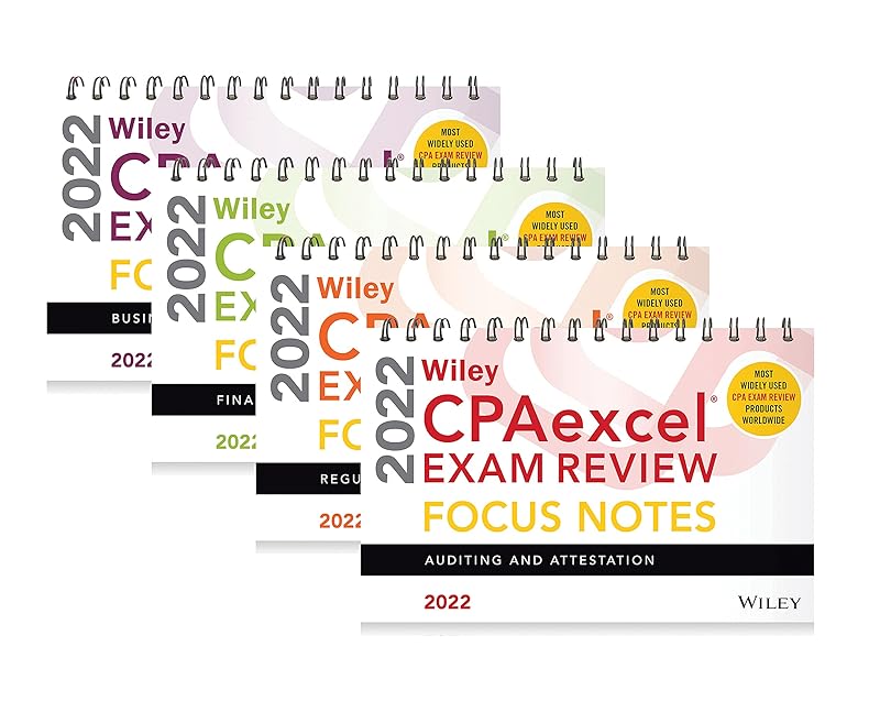 Wiley's CPA 2022 Focus Notes: Complete Set by Wiley