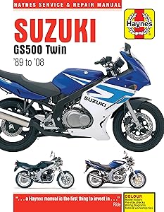 Suzuki GS500 Twin 1989-2008 (Haynes Service & Repair Manual)