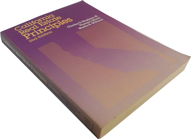 California real estate principles by Charles O Stapleton