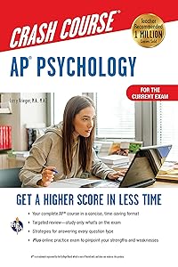 AP® Psychology Crash Course, Book + Online: Get a Higher Score in Less Time (Advanced Placement (AP) Crash Course) by Larry Krieger