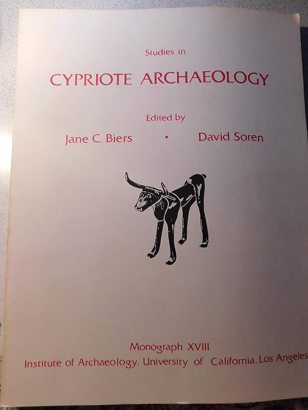 Studies in Cypriote Archaeology by Jane C. Biers