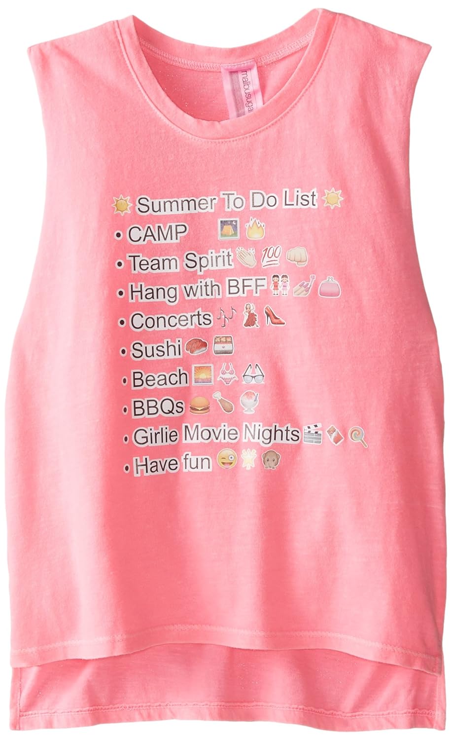 

Malibu Sugar Big Girls' Summer To Do List Top