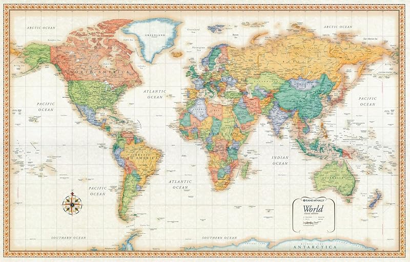 Rand Mcnally World Map by Rand McNally and Company