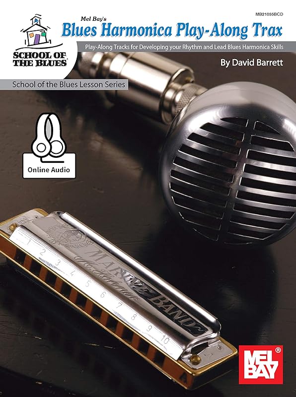 Blues Harmonica Play-Along Trax by David Barrett