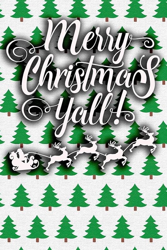 Merry Christmas Yall (Blank Lined Journals for Holidays) by Active Imagination Journals