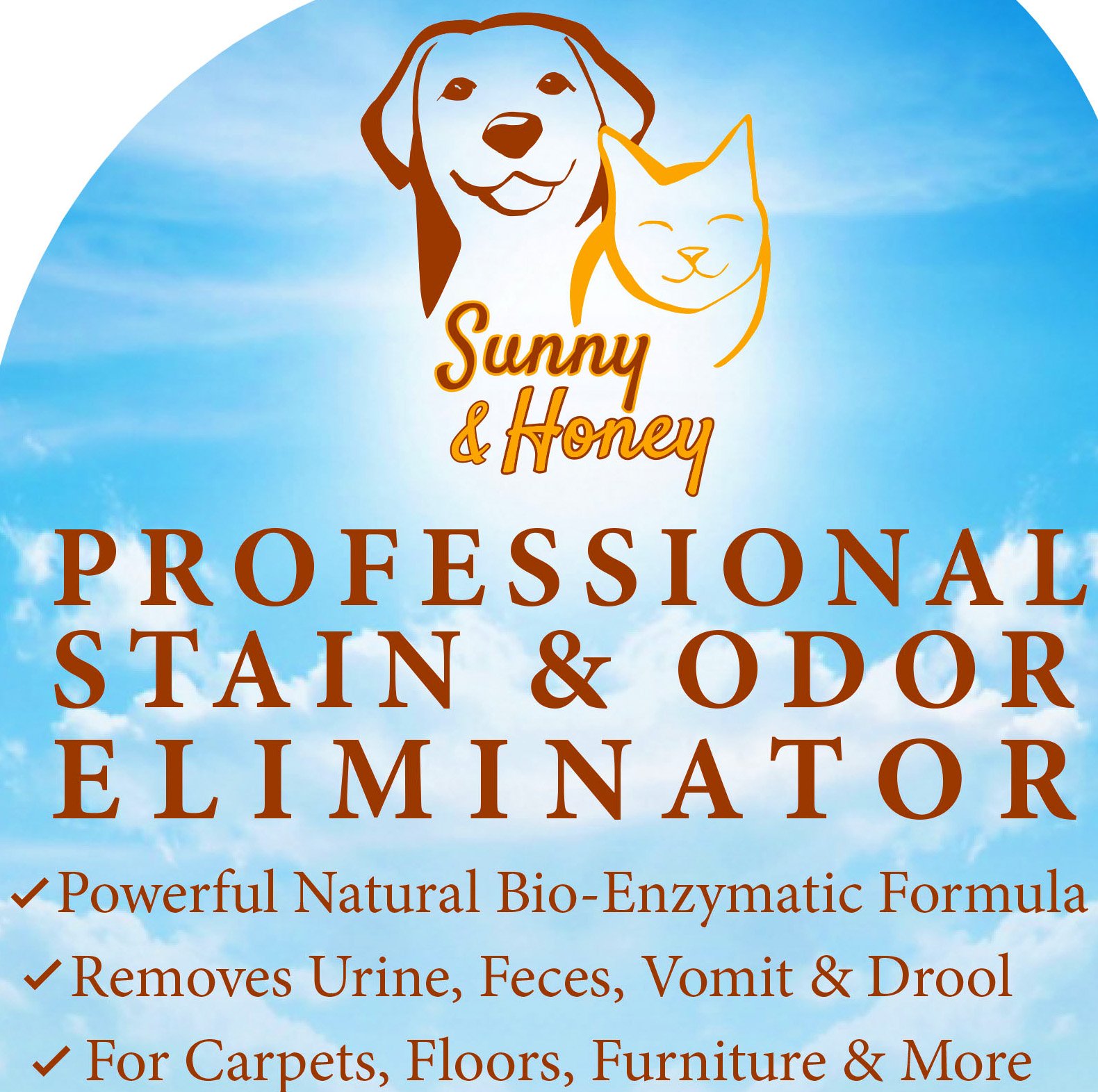 sunny & honey pet stain and odor remover