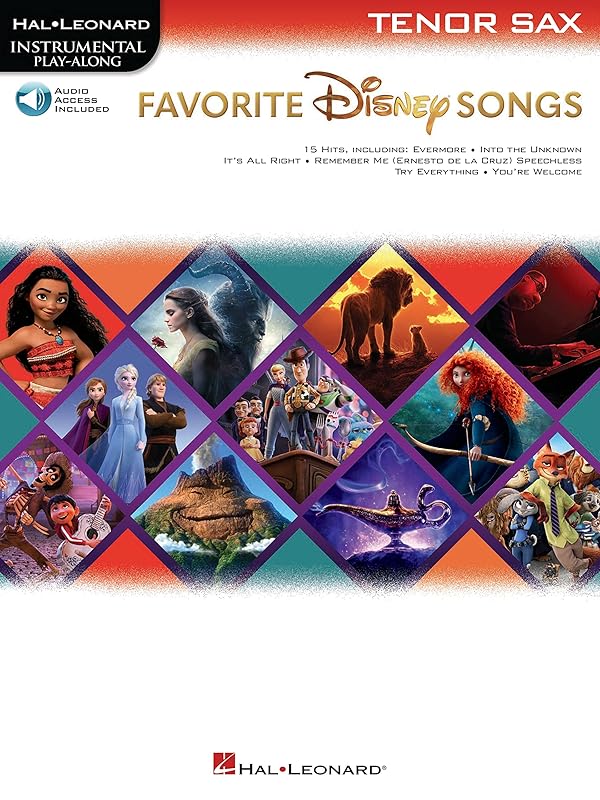 Favorite Disney Songs: Instrumental Play-Along for Tenor Sax by Various