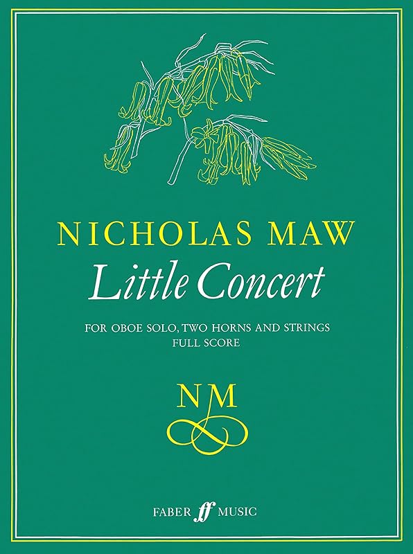 Little Concert: Full Score (Faber Edition) by Nicholas Maw