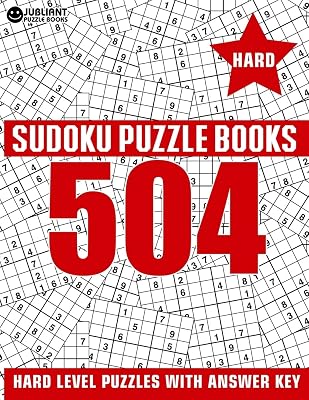 504 Sudoku Puzzles Hard: Hard Level Sudoku Puzzle Book for Adults with Answer