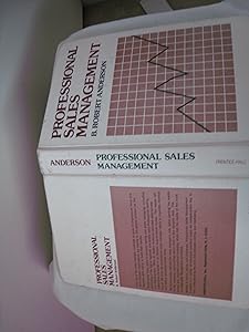Professional sales management by B. Robert Anderson