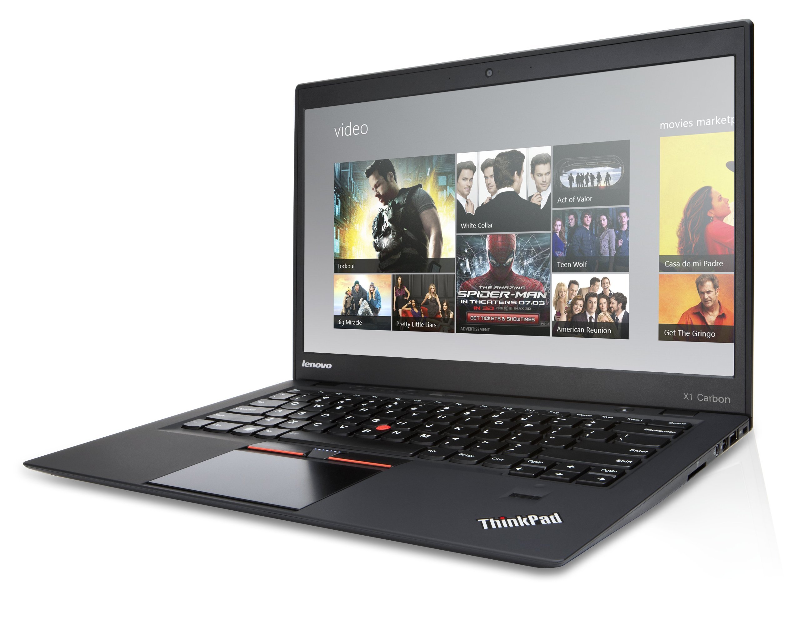 lenovo x1 carbon thinkpad 14-inch ultrabook (20a7002qus) black
