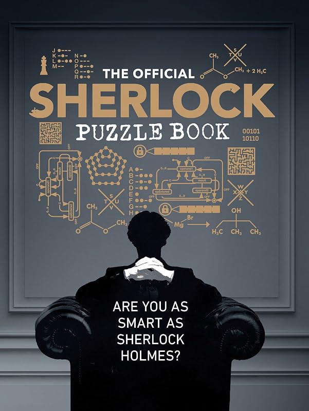 The Official Sherlock Puzzle Book: Are you as smart as Sherlock Holmes? (Sherlock Holmes Puzzle, Detective Gifts, Mystery Gifts) by Chris Maslanka
