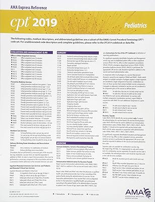 Erc-CPT 2019 Pediatrics