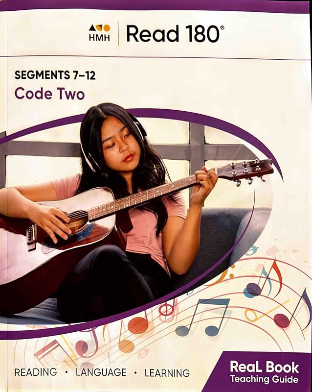 Read 180, Real Book , Segments 7-12, Code Two, Teachinng Guide by Houghton Mifflin Harcourt