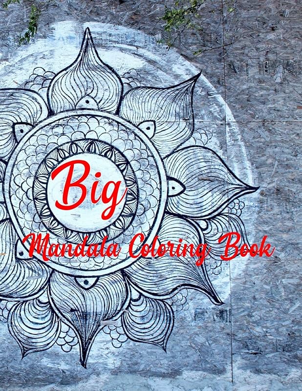 Big Mandala Coloring Book: Mandala Coloring Books For Women. Big Mandala Coloring Book.50 Story Paper Pages. 8.5 in x 11 in Cover. by Nice Books Press
