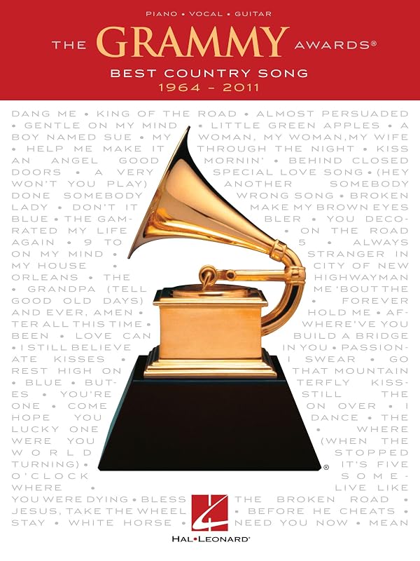 The Grammy Awards Best Country Song 1964-2011 Songbook (PIANO, VOIX, GU) by Hal Leonard Corp.