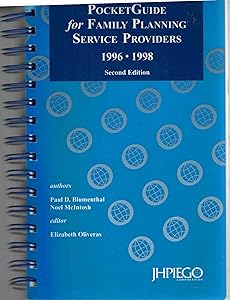 PocketGuide for family planning service providers, 1996-1998 by Paul D Blumenthal