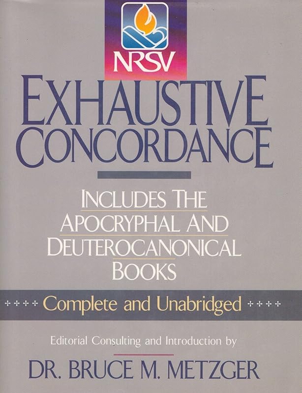 Exhaustive Concordance: New Revised Standard Version by Thomas Nelson Publishers