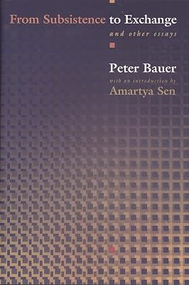 From Subsistence to Exchange and Other Essays (New Forum Books, 32)