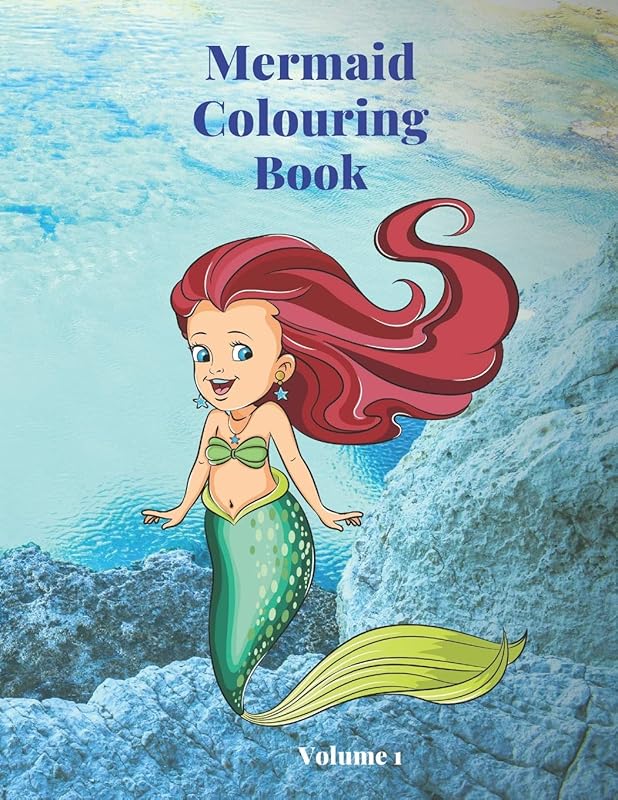 Mermaid Activity Book: Volume 1. Mermaid colouring pages. Hours of fun with three different styles of design to colour and enjoy. perfect for kids and adults alike by Lilac House