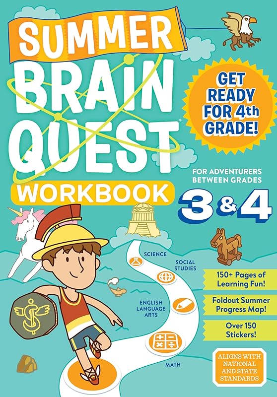 Summer Brain Quest: Between Grades 3 & 4 by Workman Publishing