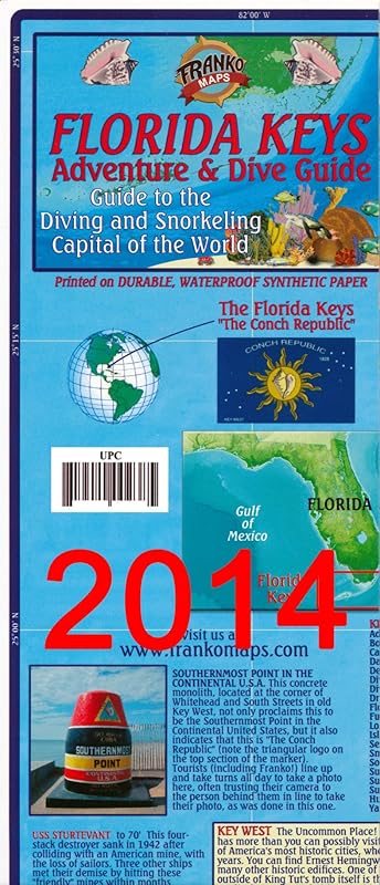The Florida Keys by Champion Map Corporation