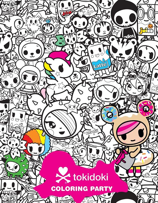 tokidoki Coloring Party by tokidoki