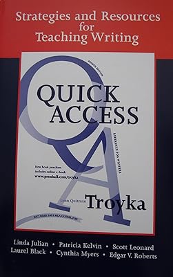 Strategies and Resources for Teaching Writing with the Simon & Schuster Quick Access Reference for Writers 4/E