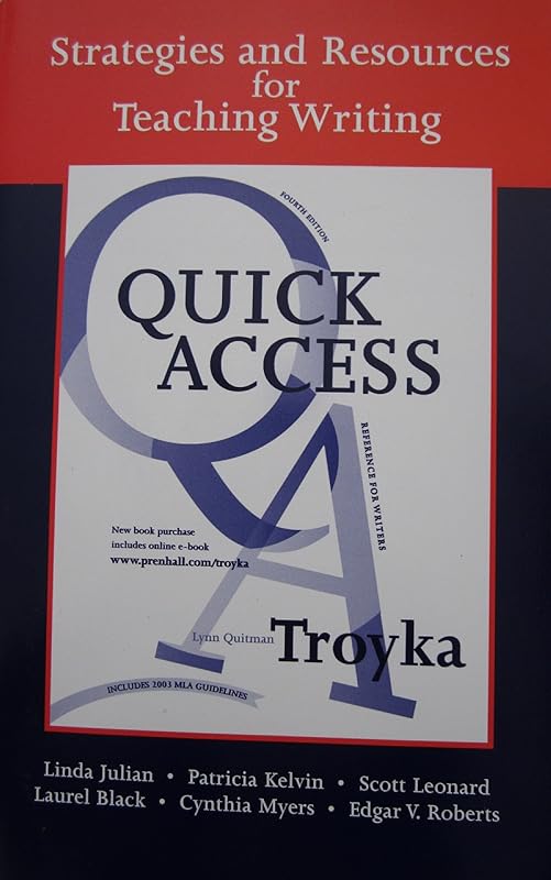 Strategies and Resources for Teaching Writing with the Simon & Schuster Quick Access Reference for Writers 4/E by Lynn Quitman Troyka