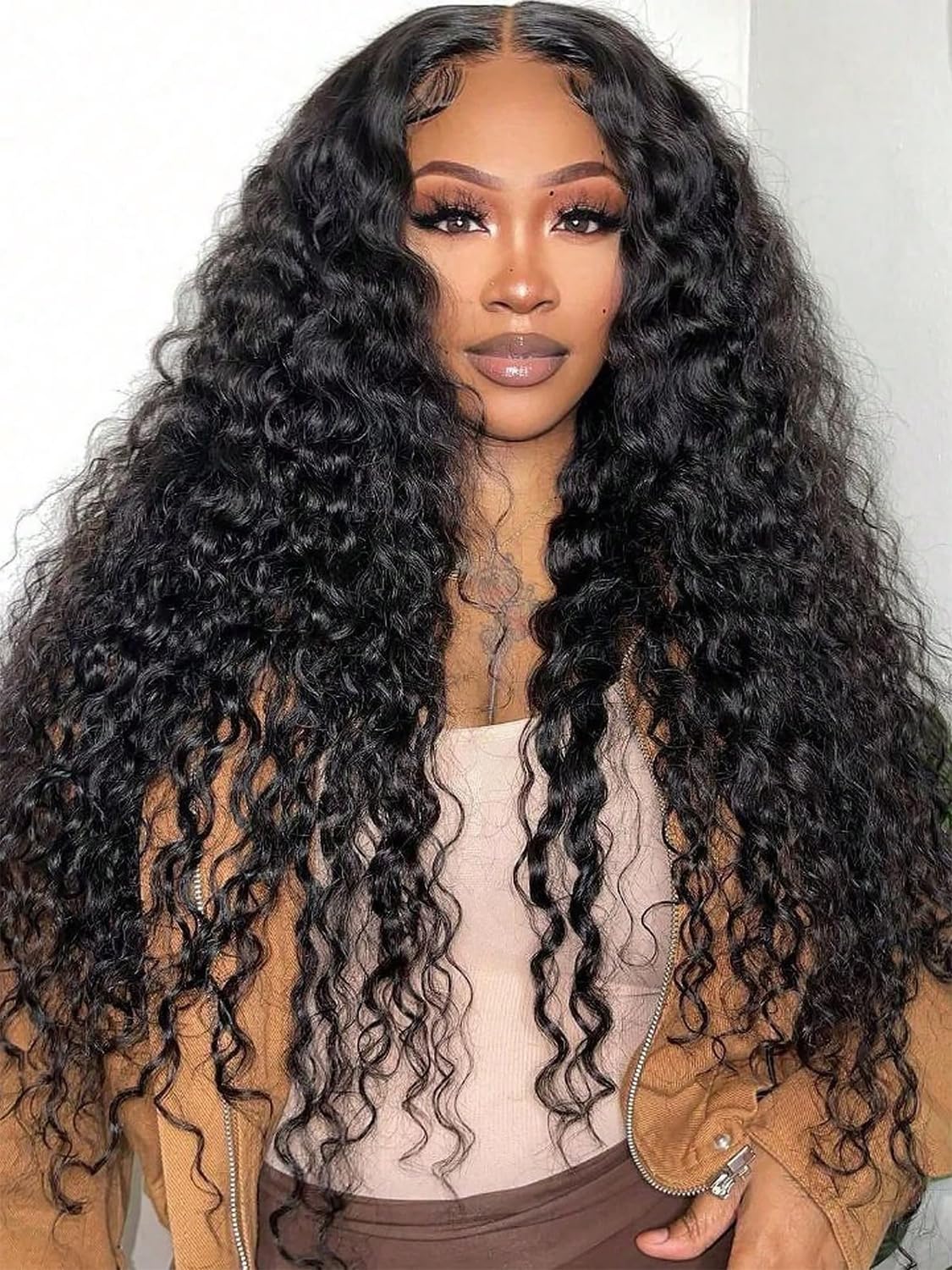 Parrucca lace front in capelli umani kinky curly birmani_voghion.com